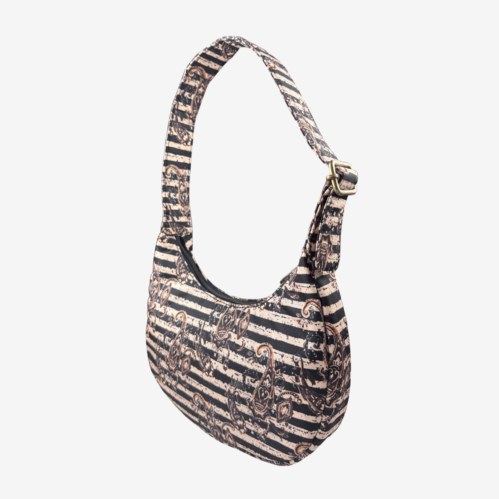 Golden Line Digital Printed Moon Handbag | Buy Moon Handbag